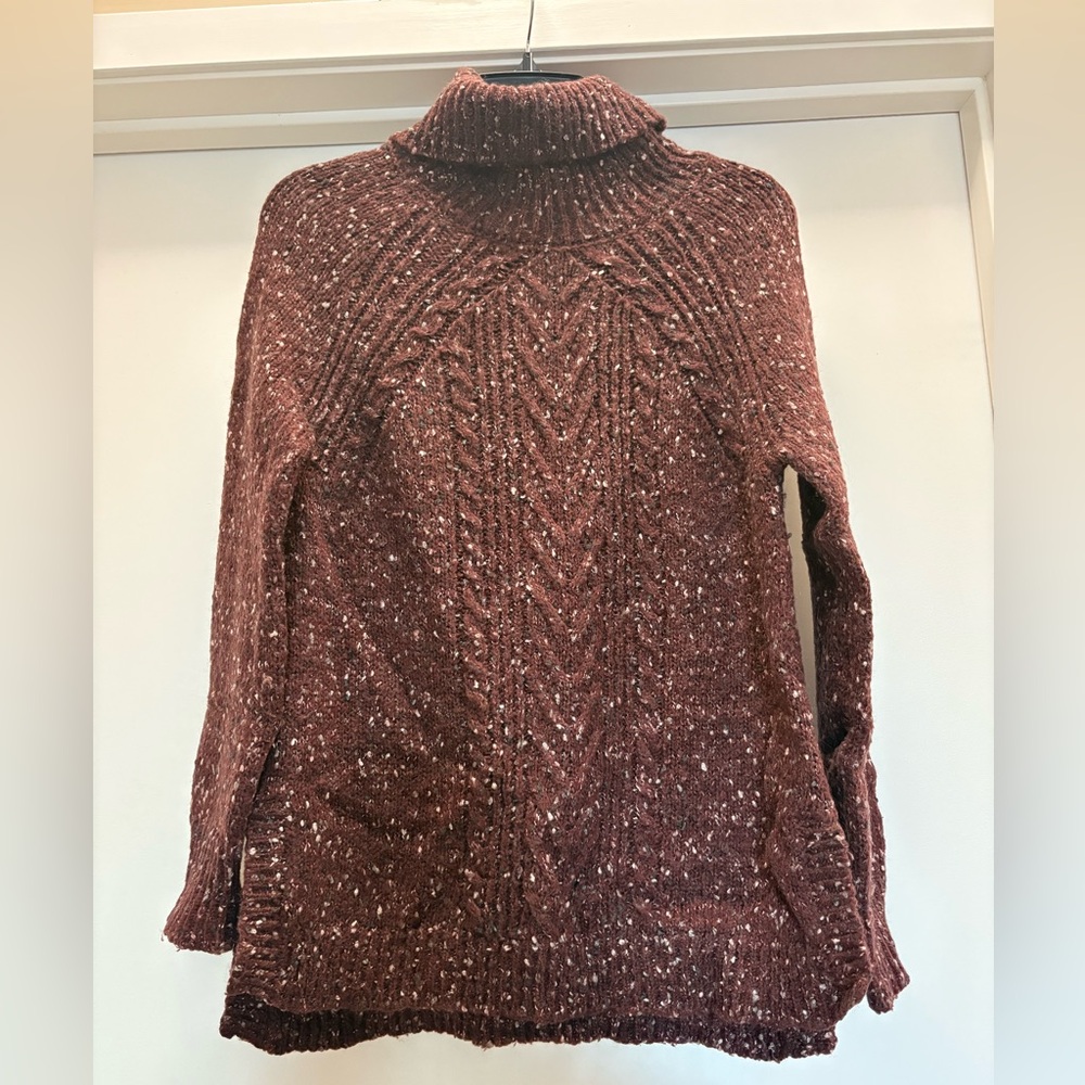 Cozy Brown Turtleneck Sweater